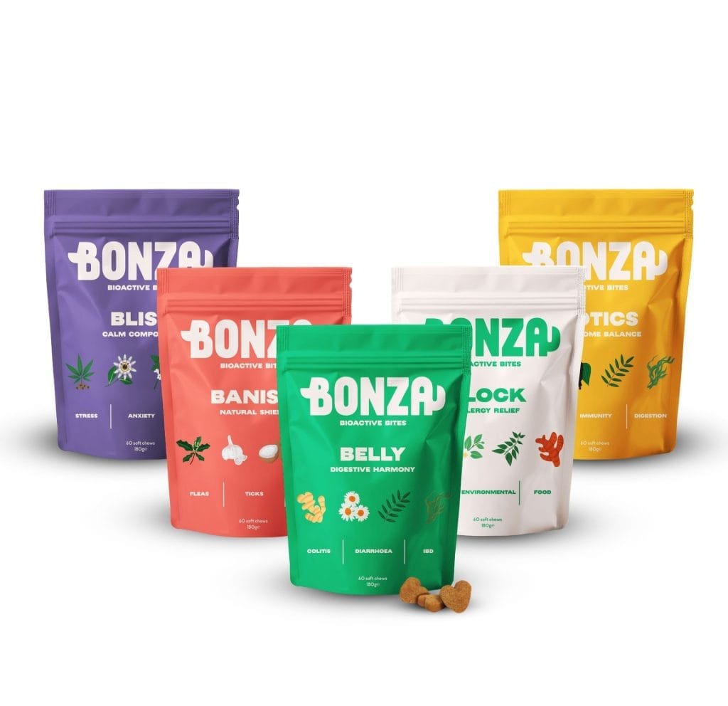 Bonza compléments Functional Soft Chew Supplements for Dog Health Issues (Suppléments fonctionnels à mâcher pour la santé des chiens)