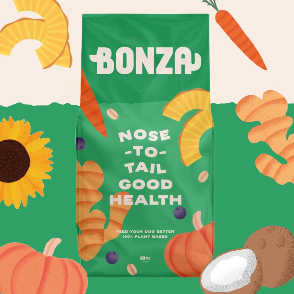 Bonza Superfoods and Ancient Grains Plant-based Dry Dog Food for Gut Microbiome Health