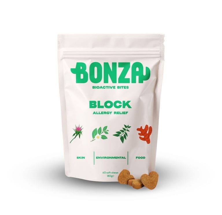 Suplemento de quercetina para perros - Los bocados bioactivos bloquean el antihistamínico natural