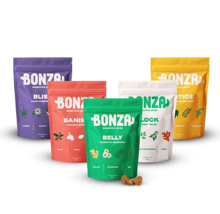 Bonza suplementos Funcionales Masticables Blandos para la Salud del Perro