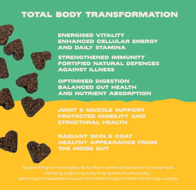 Bonza Boost Natural Full Body Health Supplements for Dogs