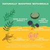 Bonza Boost Vitamins-Minerals Herbs Adaptogen Supplements for Senior Dog Health