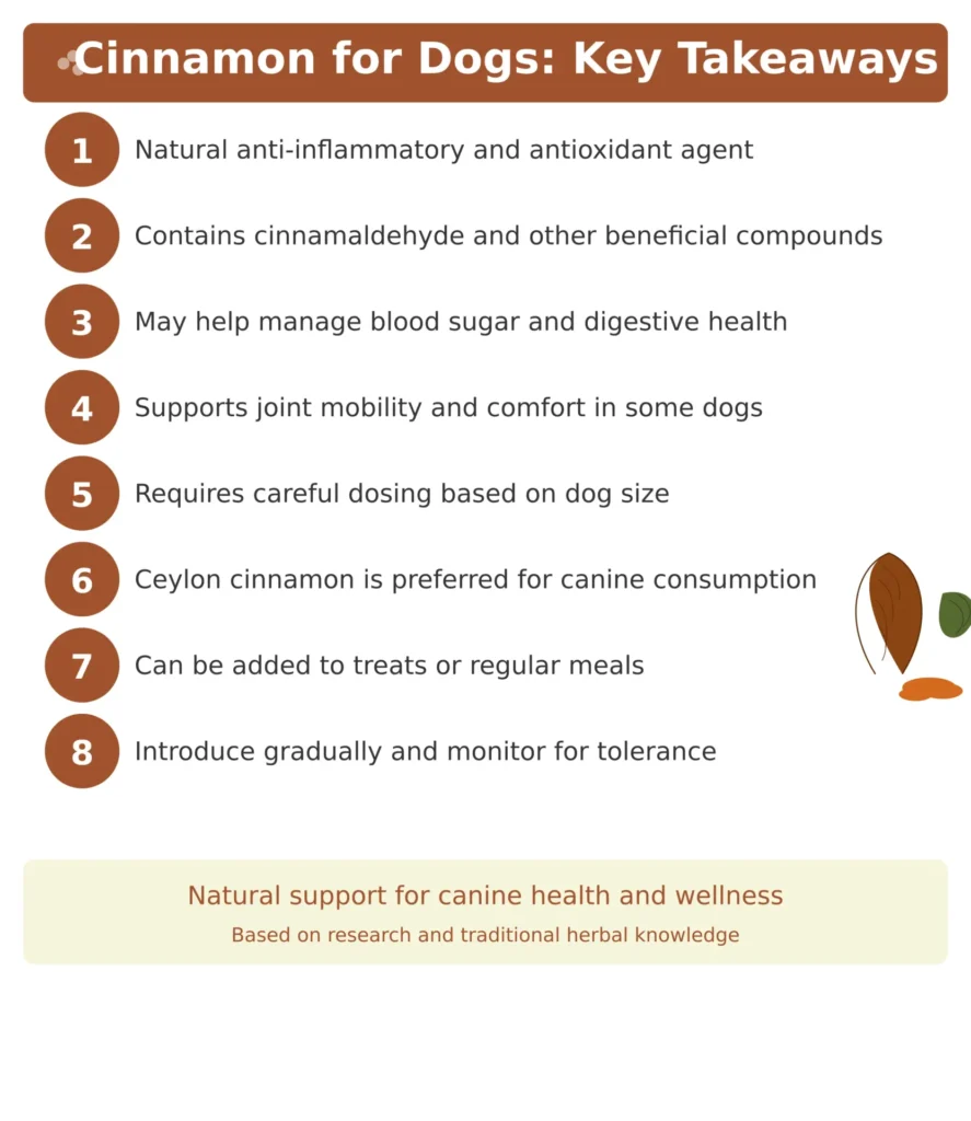 Cinnamon for Dogs Bad or Good Key Takeaways