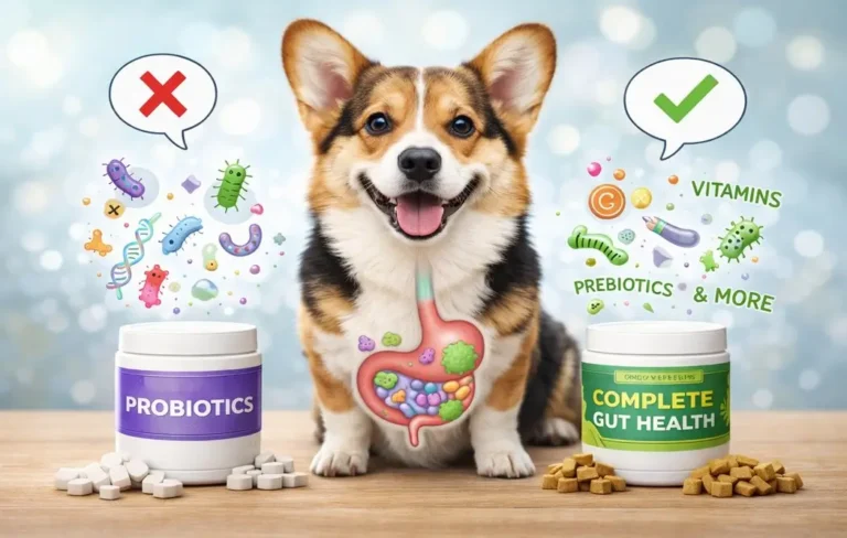 Gut Health Supplements for Dogs: Why Probiotics Alone Are Not Enough