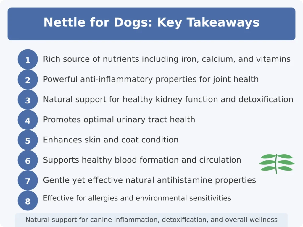 Stinging Nettles for Dog Health Key Takeaways
