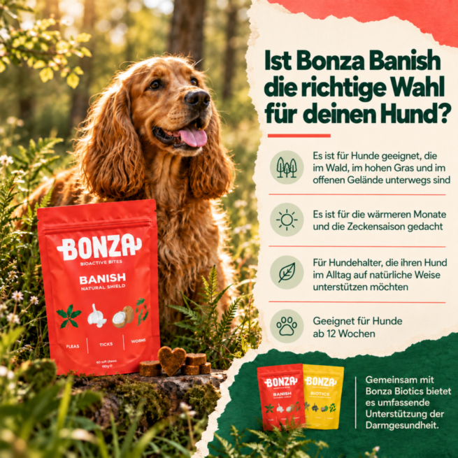 Für welche Hunde ist Bonza Banish geeignet