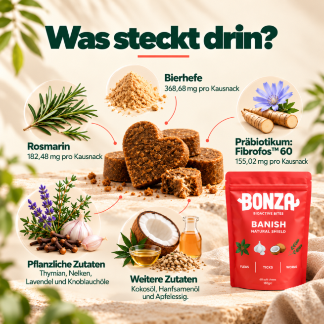 Die Inhaltsstoffe von Bonza Banish