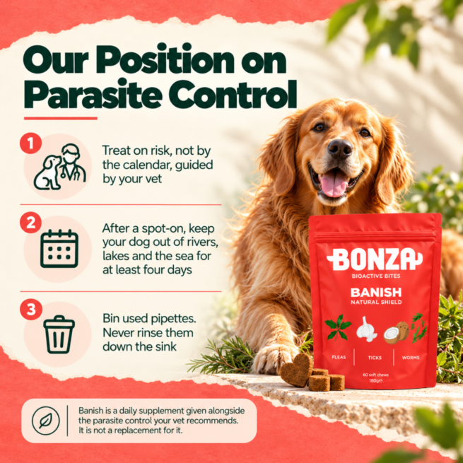 Bonza position on responsible parasite control for dogs