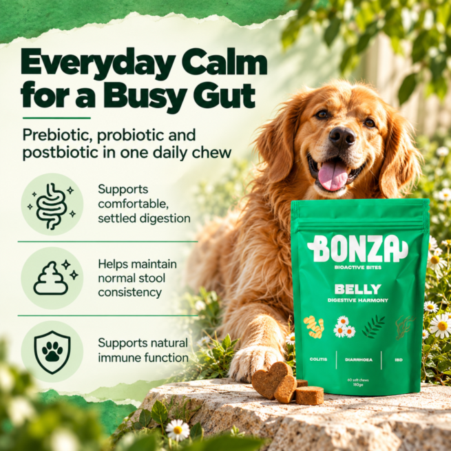 Daily digestive support chews for dogs