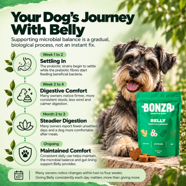 When to expect results with Bonza Belly