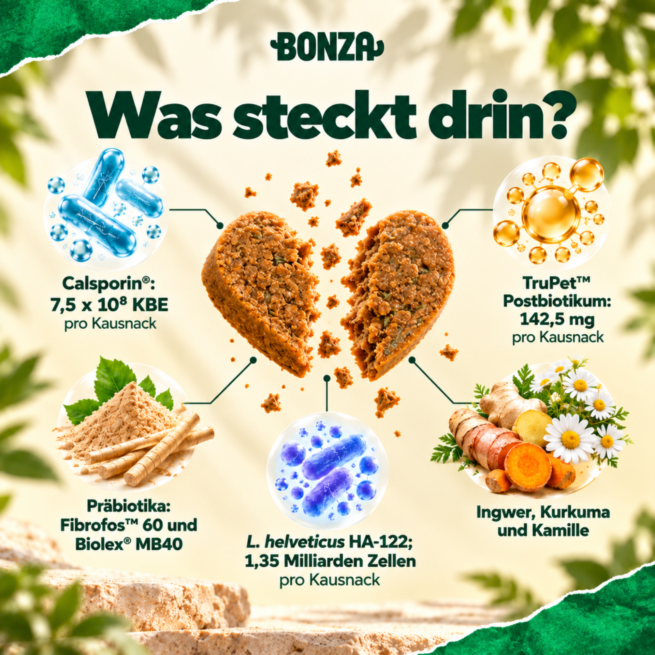 Die wichtigsten Inhaltsstoffe von Bonza Biotics