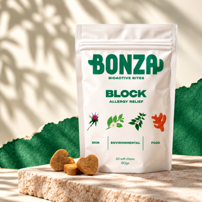 Bonza Block skin and coat supplement for dogs