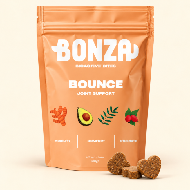 Bonza Bounce Nahrungsergänzungsmittel Natural Functional Supplement Treats for Dogs