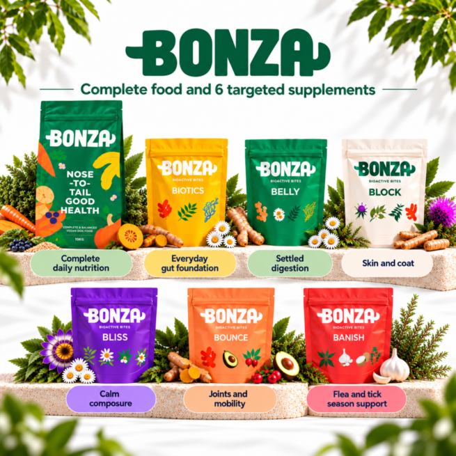 Bonza Bites functional treats for dogs